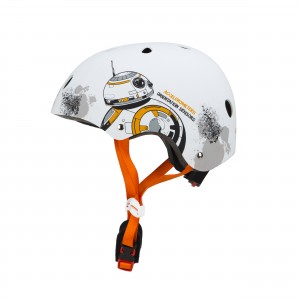 Casque de vélo garçon Star Wars Droide (6 à 10 ans environ) - coloris blanc