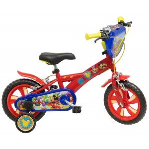 Vélo enfant garçon Mickey - 12 pouces