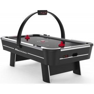 Table air hockey 7ft Mannoni - Puissant moteur d'air 220V - 2 palets et poussoirs - Livraison offerte et rapide!