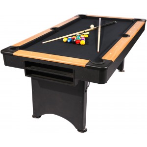 Billard 6ft pliant Mannoni - Rangement facile - Livraison offerte et rapide!