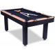 Billard US Vegas 6ft convertible bois noir - Table à manger - Livraison offerte et rapide!