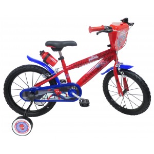 Vélo enfant garçon Spiderman - 16 pouces