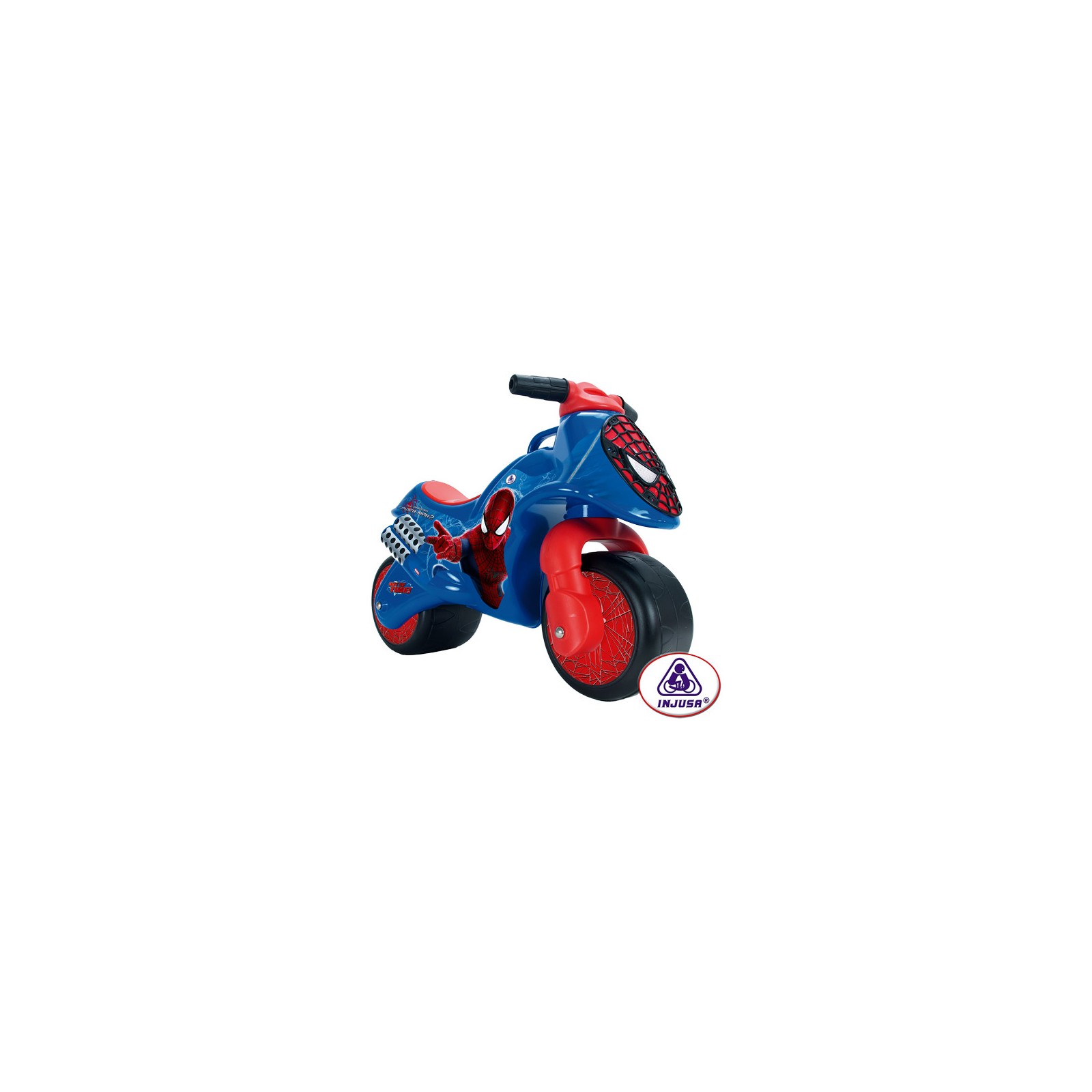moto spiderman porteur