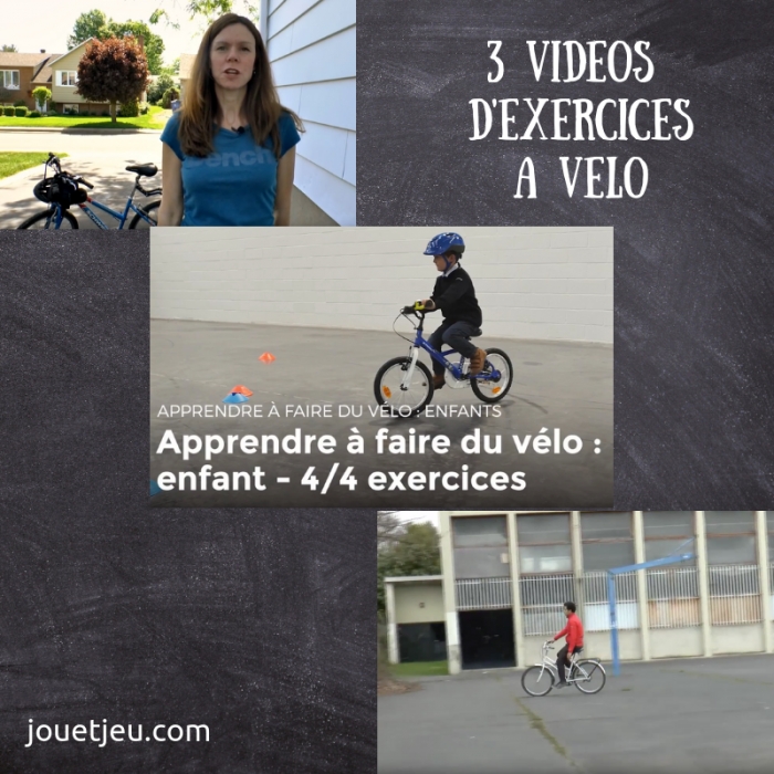 3 vidéos d’exercices à vélo