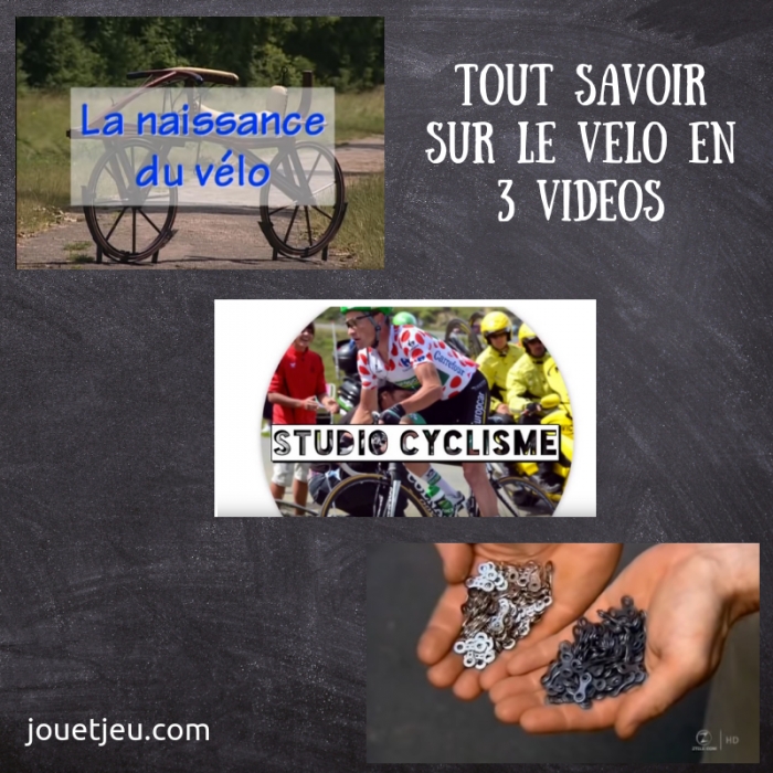 Tout savoir sur le vélo en 3 vidéos !